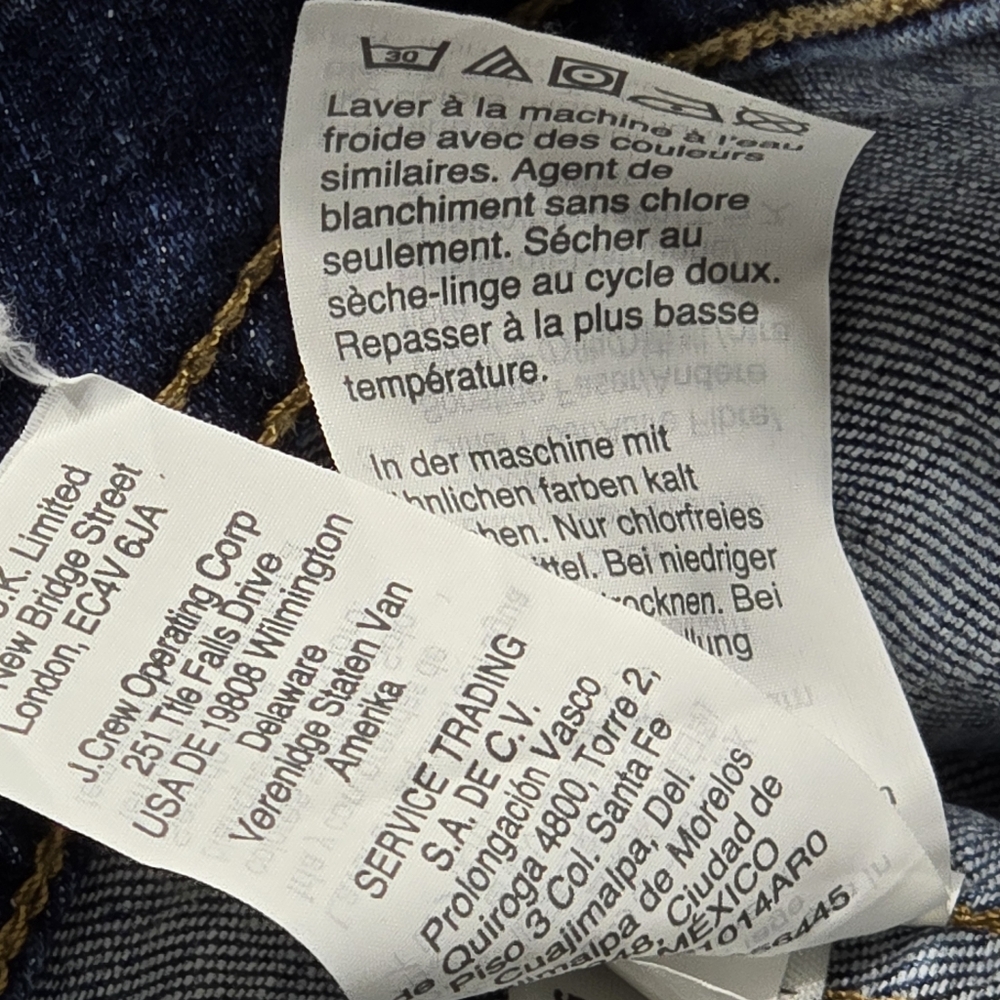Madewell Stretch A-Line Mini Skirt In Salisbury Wash: Patch Pocket Women's Sz 0 - Picture 9 of 13